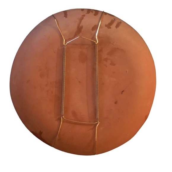 Colorful hand-painted clay plate. - Picture 2 of 2